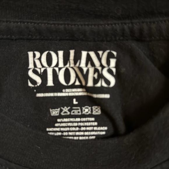 The Rolling Stones Black Graphic T-Shirt with Colorful Design - Picture 6 of 6